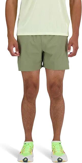 New Balance RC Short 5 (Dark Olivine) Men's Shorts Cover