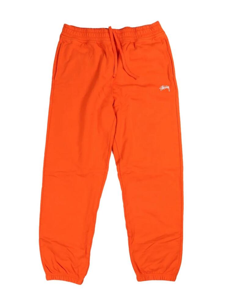 Stüssy logo-embroidered track pants - Orange Cover