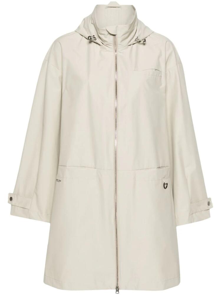 Bimba y Lola zip-up hooded trench coat - Grey Cover