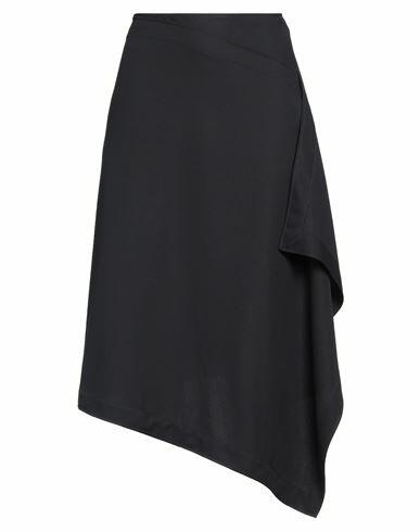 Cedric Charlier Woman Midi skirt Midnight blue Virgin Wool Cover