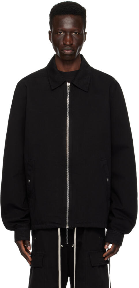 Rick Owens DRKSHDW Black Zipfront Jacket Cover