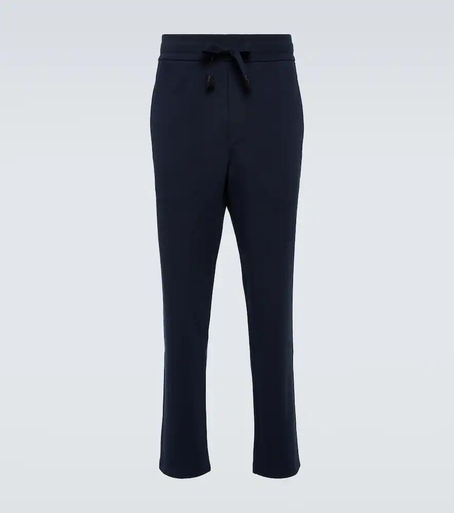 Brioni Cotton-blend jersey sweatpants Cover