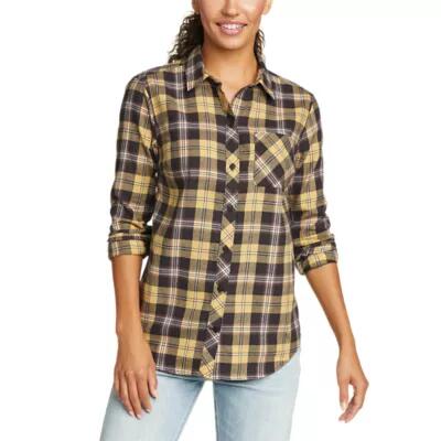 Eddie Bauer Women's Forest Flannel Shirt Cover