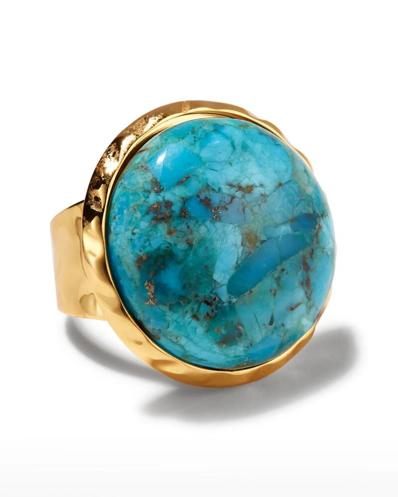 NEST Jewelry Turquoise Adjustable Statement Ring Cover