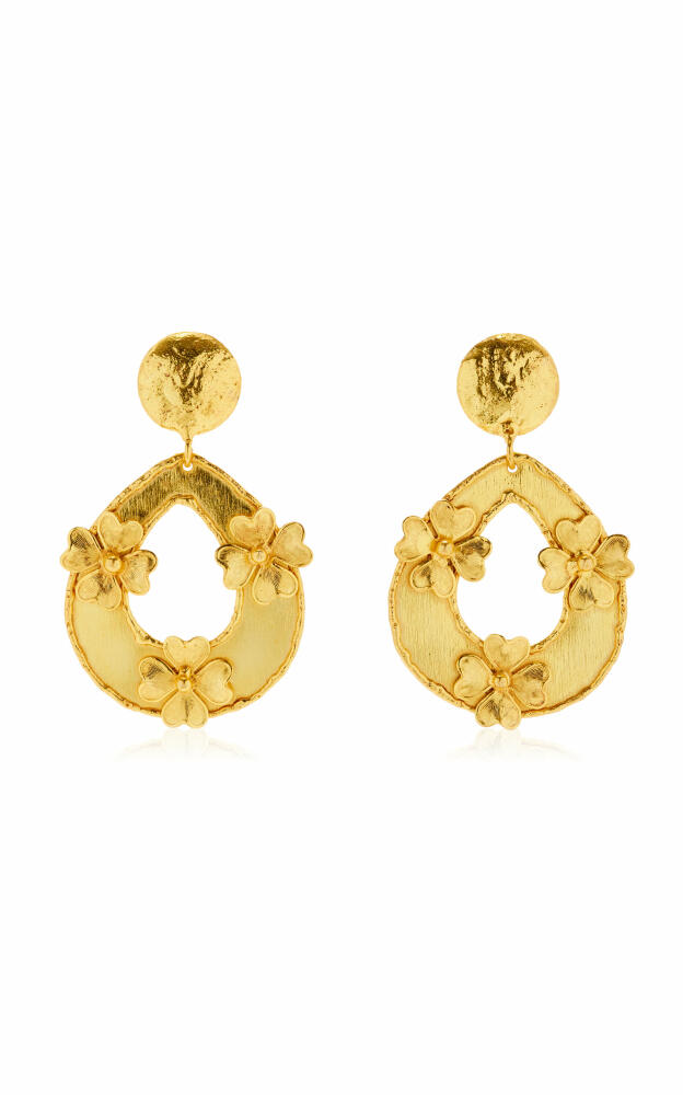 Sylvia Toledano - Lucky Love 22K Gold-Plated Earrings - Gold - Gifts For Her Cover