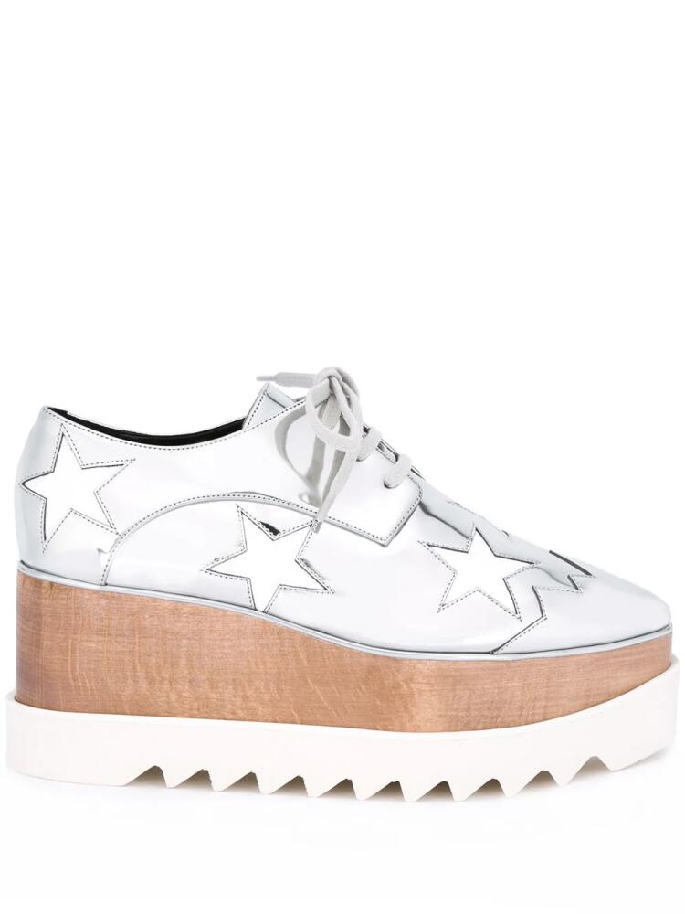 Stella McCartney Elyse platform shoes - Metallic Cover