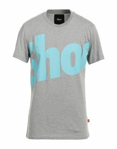 Shoe Man T-shirt Grey Cotton Cover