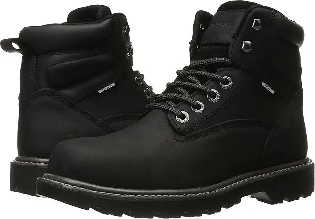 Wolverine Floorhand Steel Toe (Black) Men's Work Boots Cover