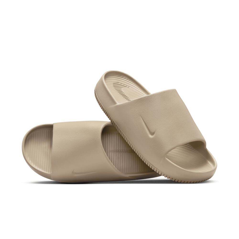 Nike Men's Calm Slides in Brown Cover