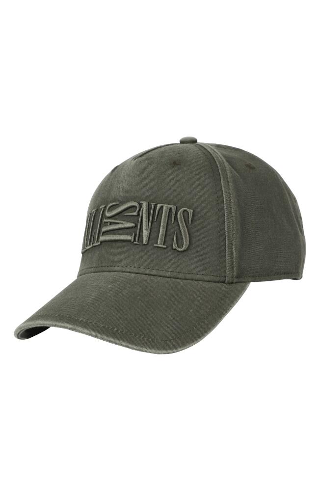 AllSaints Oppose Baseball Cap in Meadow Green Cover