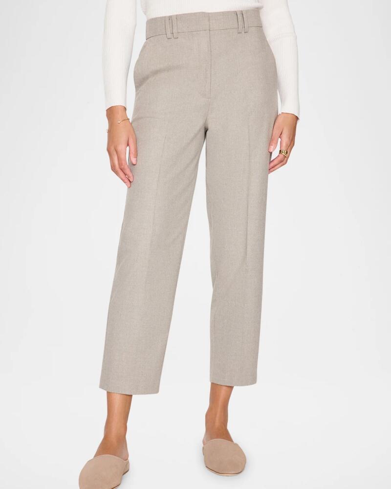 Brochu Walker Talia Cropped Straight-Leg Pants Cover