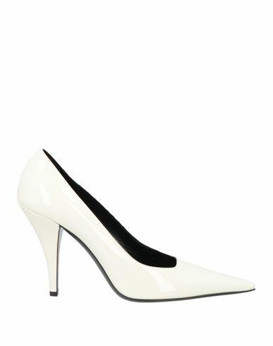 The Row Woman Pumps White Leather Cover