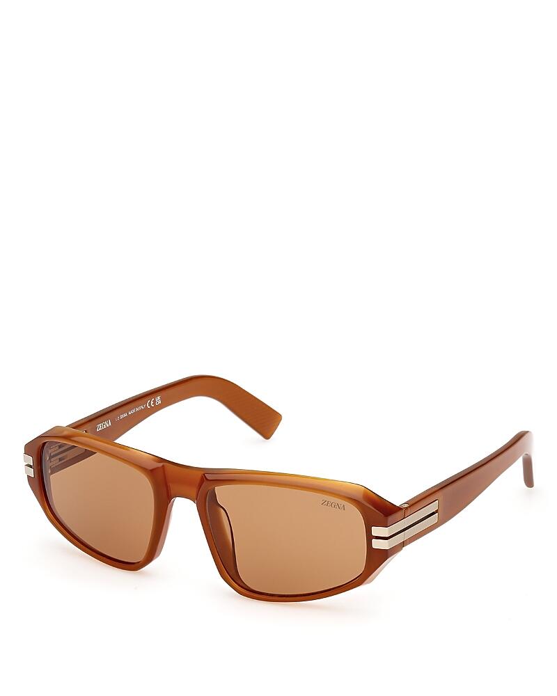 Zegna Shield Sunglasses, 58mm Cover