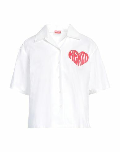 Kenzo Woman Shirt White Cotton Cover