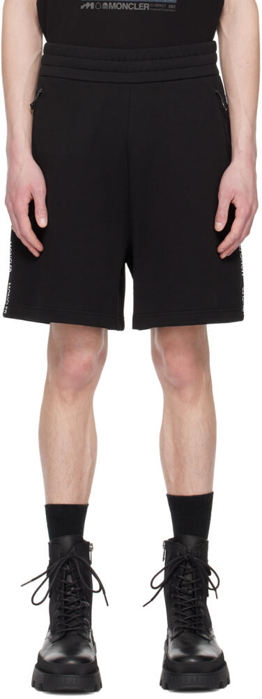 Moncler Black Drawstring Shorts Cover