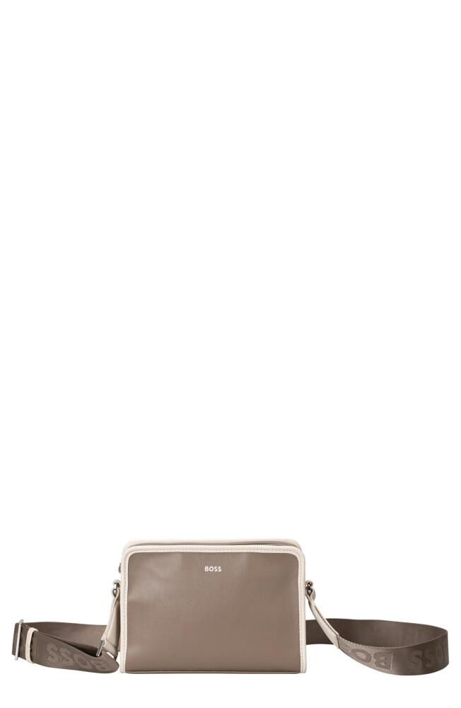 BOSS Sandy Crossbody Bag in Medium Beige Cover