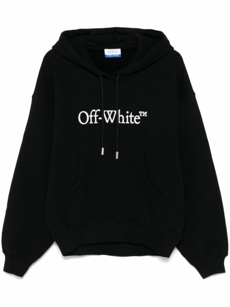 Off-White logo-print hoodie - Black Cover