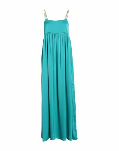 Gai Mattiolo Woman Maxi dress Turquoise Polyester Cover