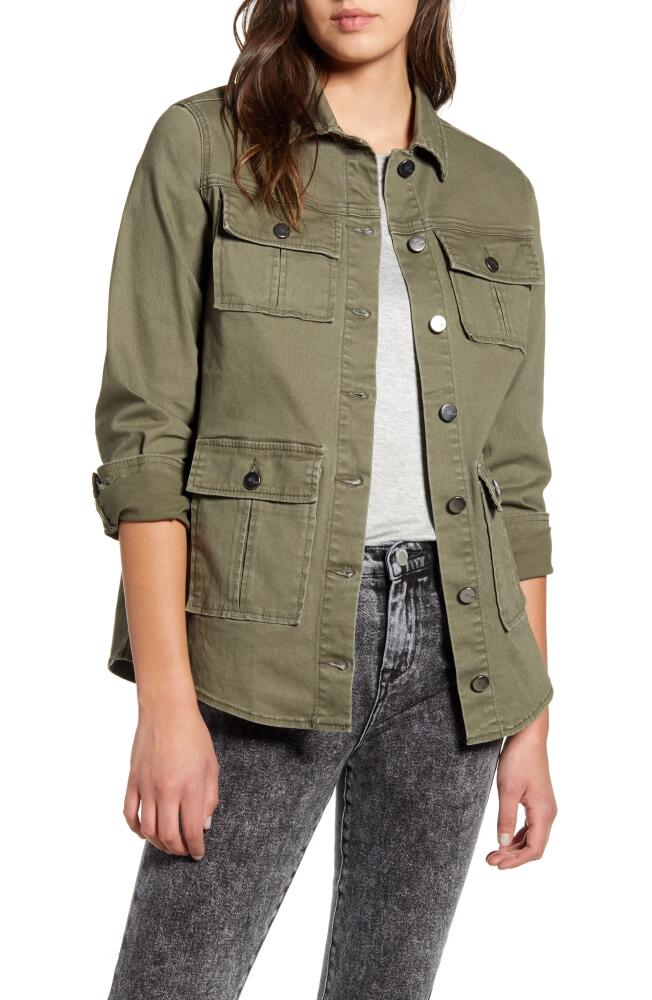 1822 Denim Utility Jacket in Kasey Cover