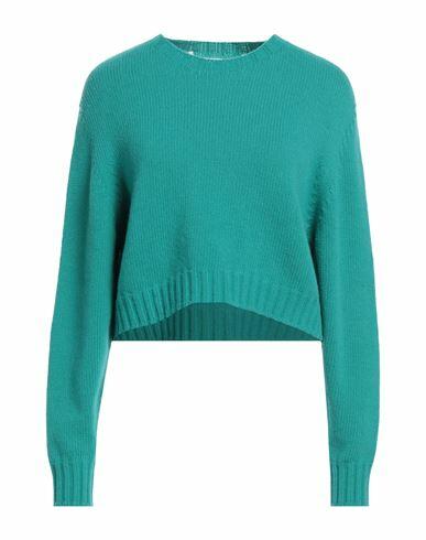 Palm Angels Woman Sweater Light green Wool, Polyamide, Acrylic Cover