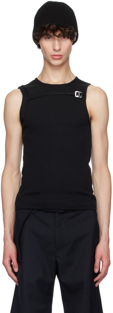 HELIOT EMIL Black Gregaria Tank Top Cover