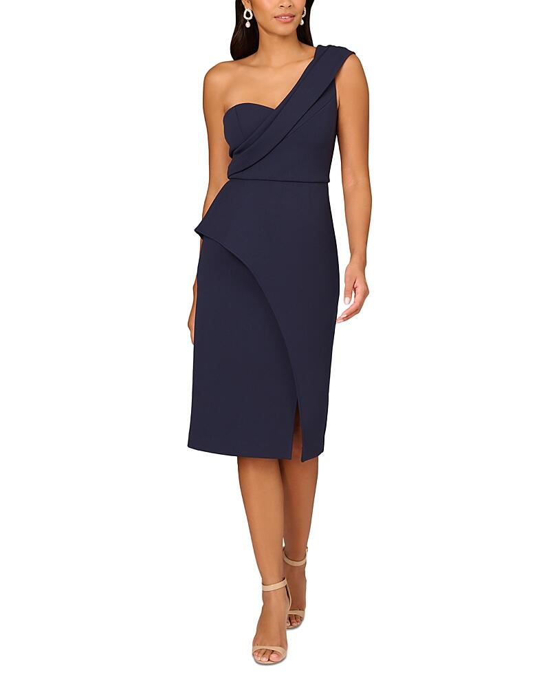 Aidan Mattox Asymmetric Sheath Dress Cover