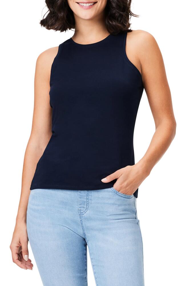 NIC+ZOE Perfect High Neck Tank in Dark Indigo Cover