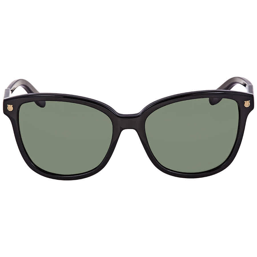 Salvatore Ferragamo Green Square Unisex Sunglasses Cover