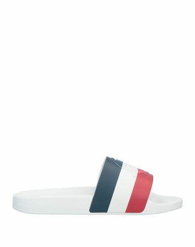 Moncler Man Sandals White Synthetic fibers Cover