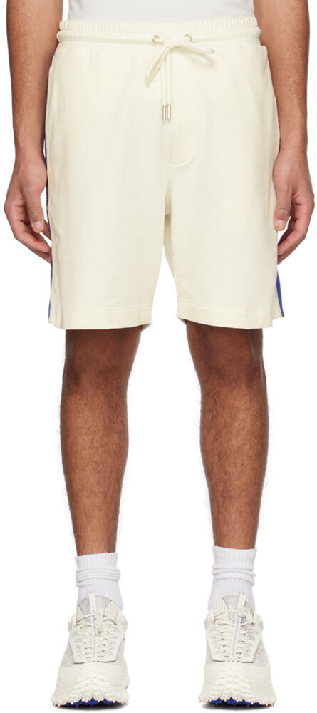 Moncler White Drawstring Shorts Cover