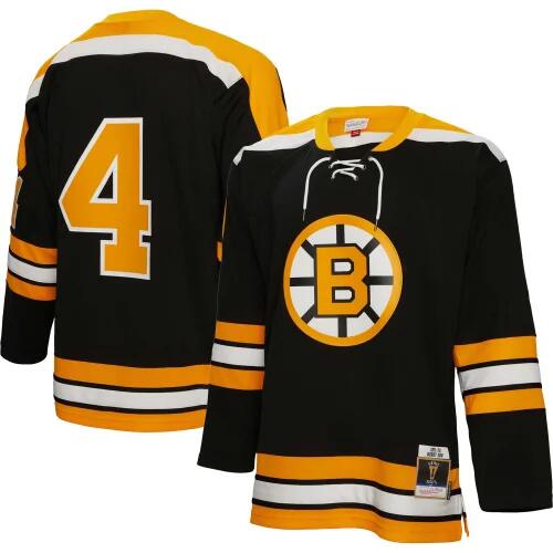 Mitchell & Ness Mens Bobby Orr Mitchell & Ness Bruins 1971/72 Line Jersey - Mens Black Cover