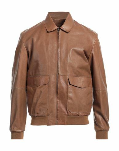 Masterpelle Man Jacket Camel Soft Leather Cover