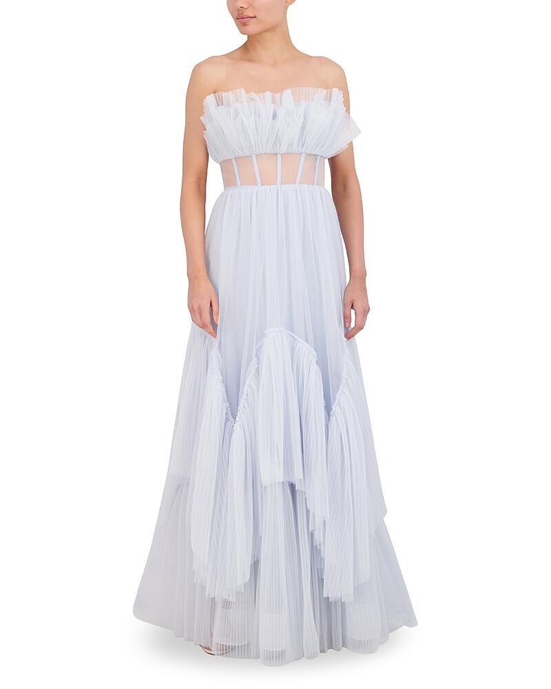 Bcbgmaxazria Tiered Ruffle Maxi Gown Cover