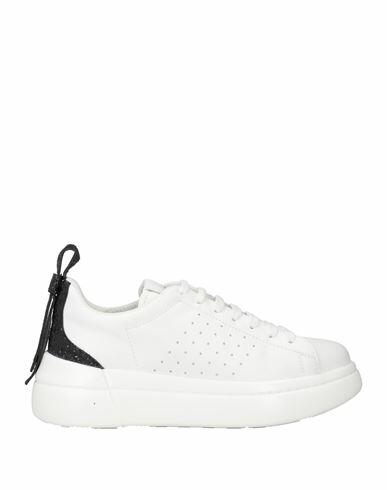 Red(v) Woman Sneakers White Leather Cover