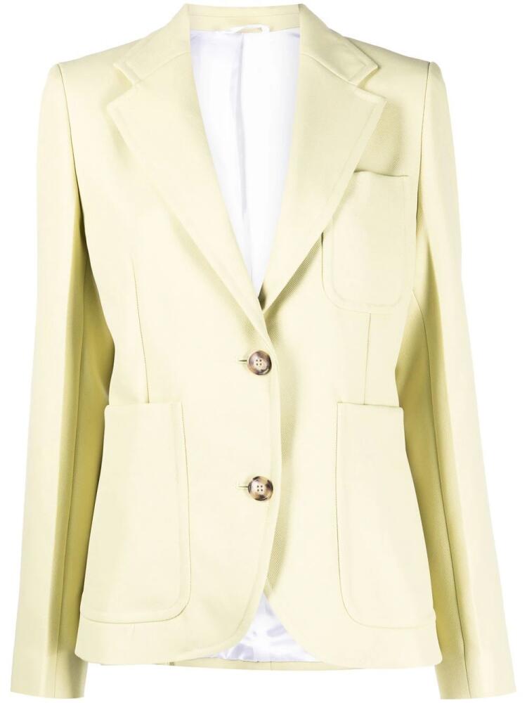 Victoria Beckham single-breasted blazer - Green Cover