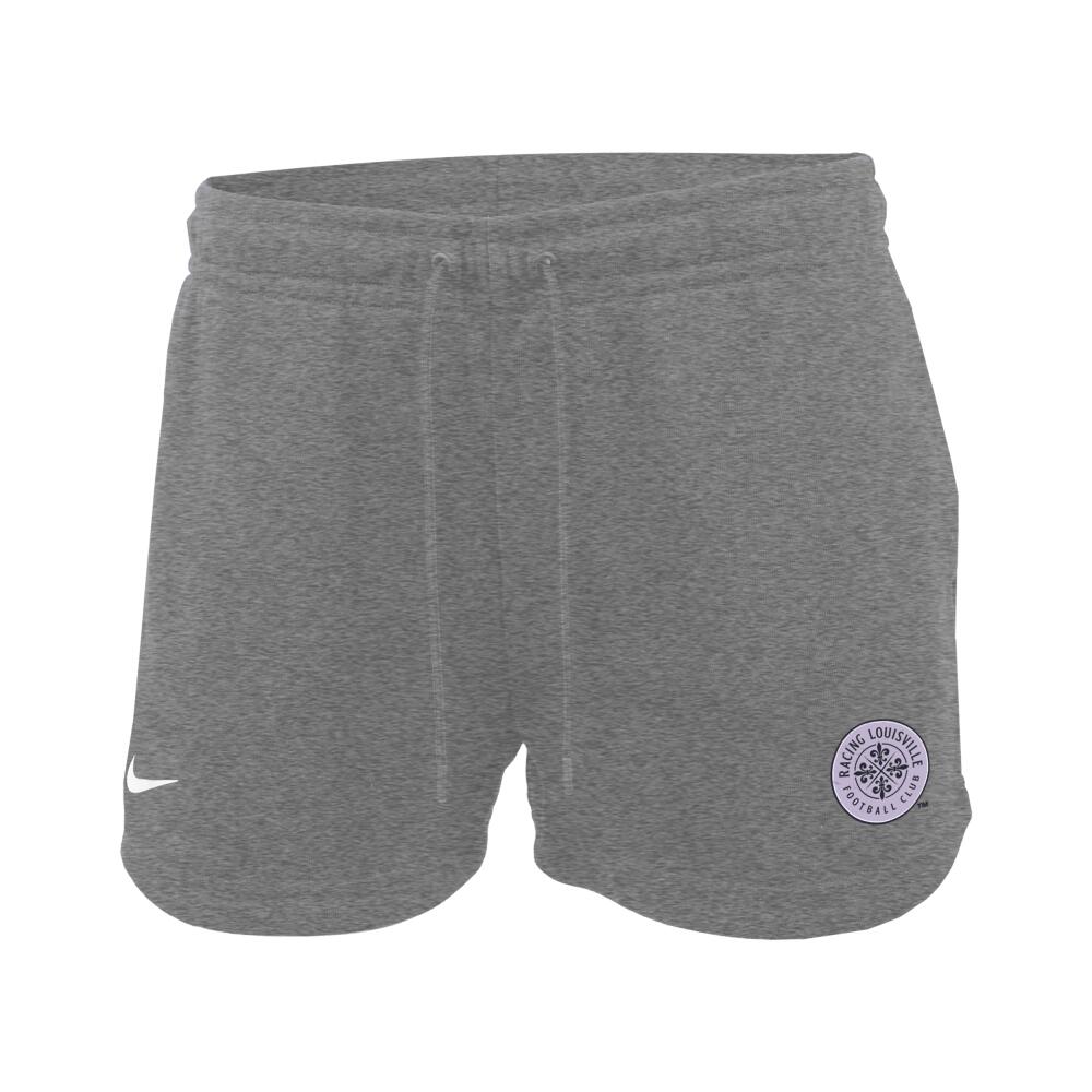 Racing Louisville Essential Nike Women's Soccer Shorts in Grey Cover