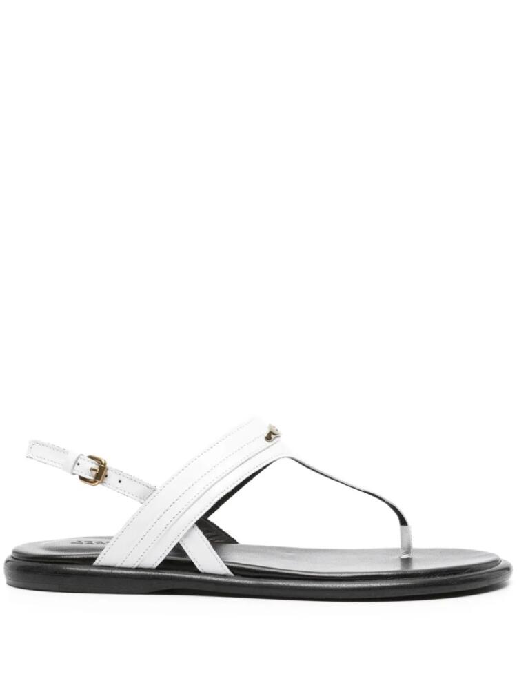 ISABEL MARANT Nya leather sandals - White Cover