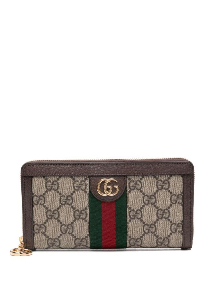 Gucci Ophidia Double G logo wallet - Brown Cover