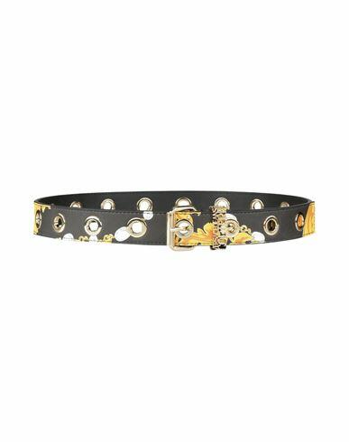 Versace Jeans Couture Woman Belt Dark brown Leather Cover