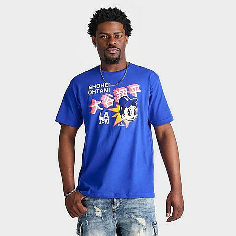 Men's New Era Los Angeles Dodgers MLB Shohei Ohtani Cartoon Graphic T-Shirt Cover