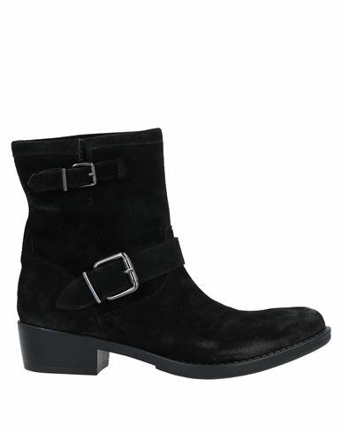 Lorenzo Mari Woman Ankle boots Black Soft Leather Cover