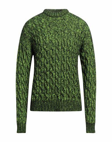 Amish Man Sweater Green Polyester, Alpaca wool, Wool Cover