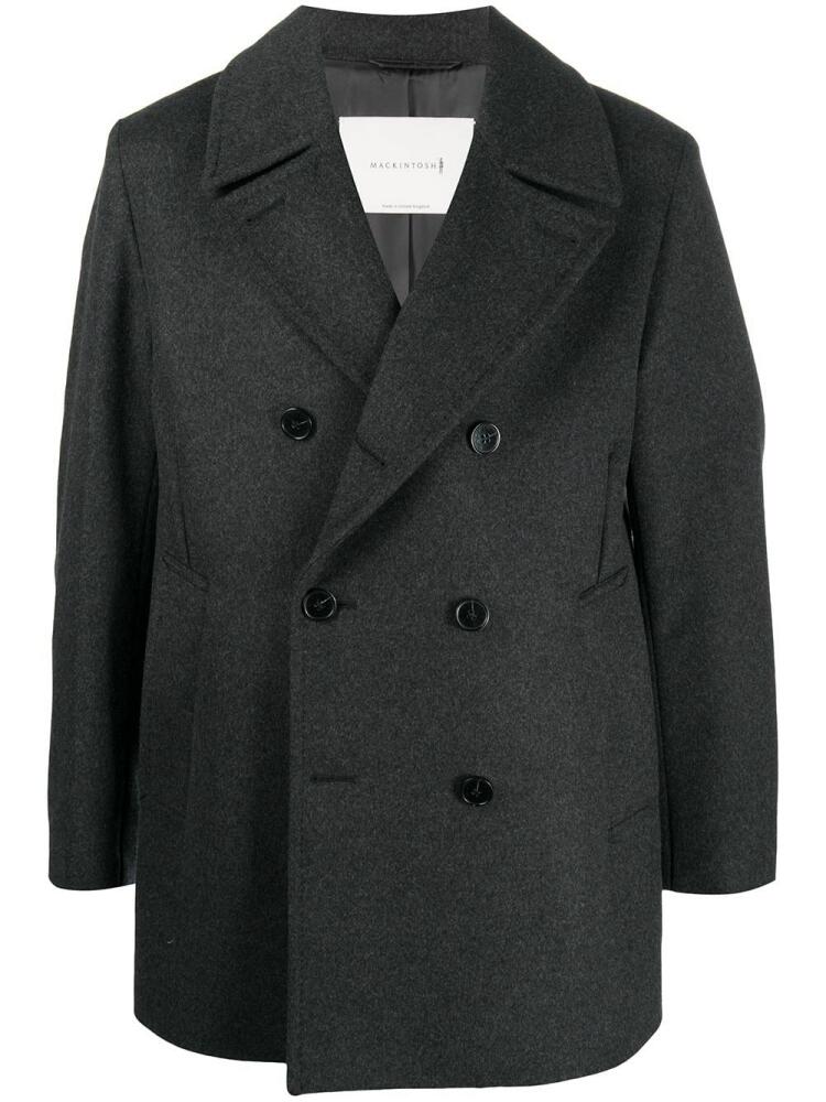 Mackintosh DALTON notched-lapels peacoat - Grey Cover