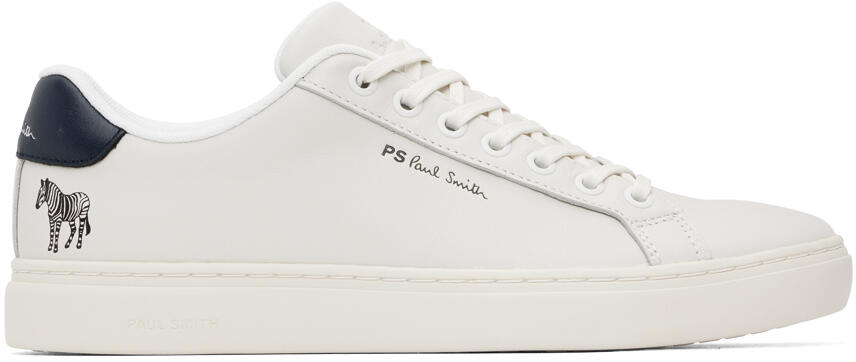 PS by Paul Smith White Rex Zebra Sneakers Cover