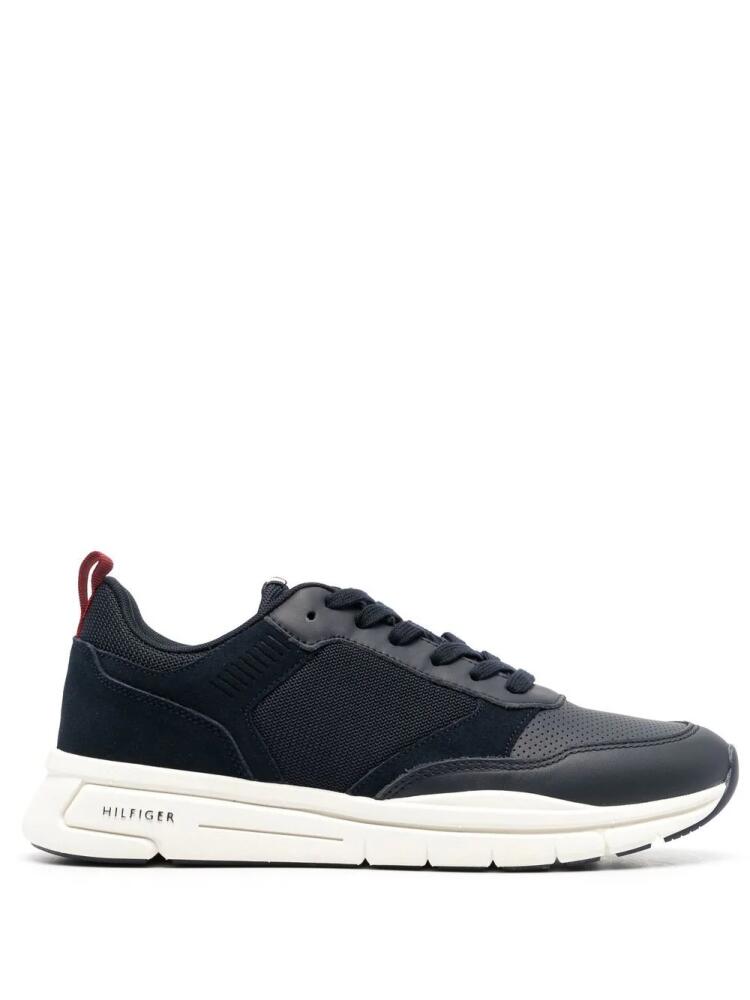 Tommy Hilfiger low-top leather sneakers - Blue Cover