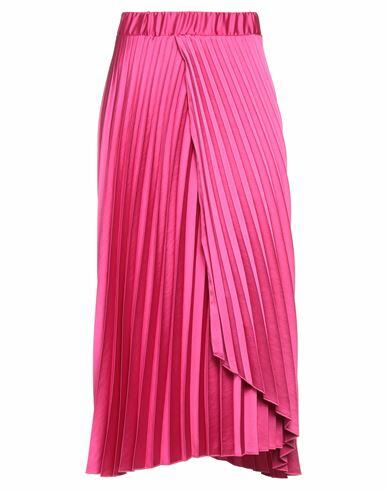 Soallure Woman Midi skirt Fuchsia Polyester Cover