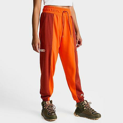 Nike Women's Sportswear City Utility Jogger Pants in Orange/Safety Orange Cover