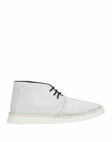 Bruno Bordese Man Ankle boots Light grey Soft Leather Cover