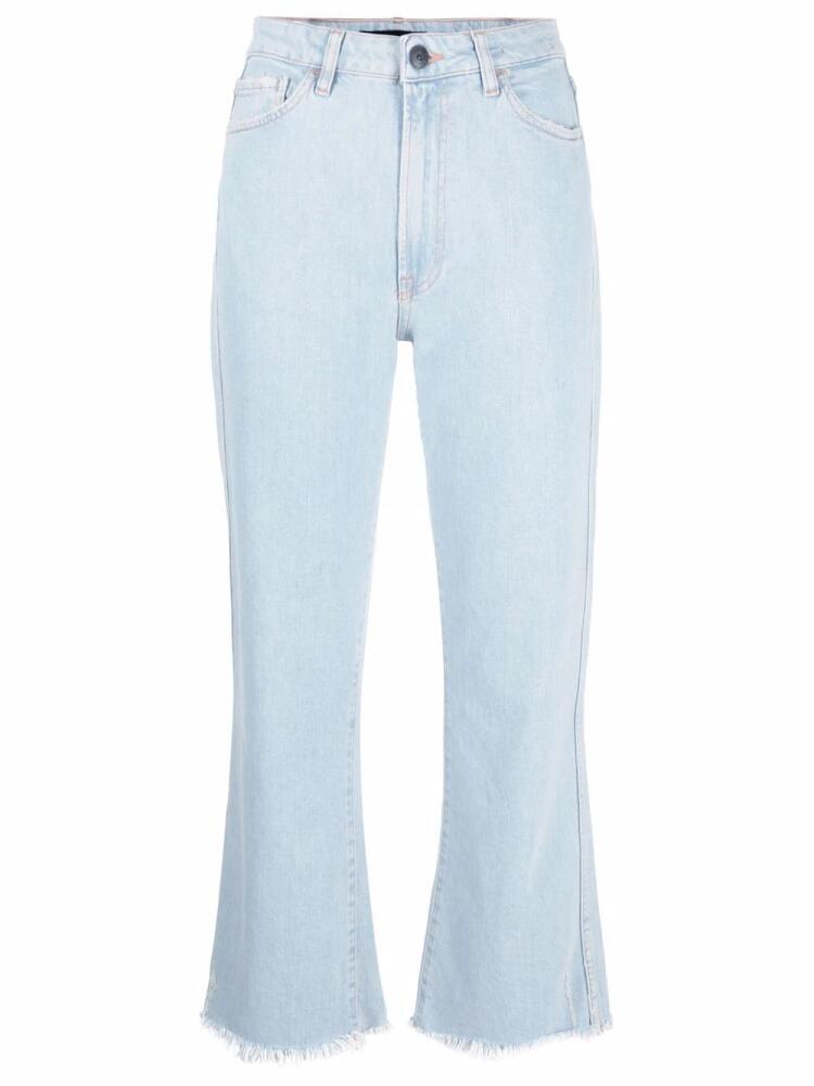 3x1 Emma cropped flared jeans - Blue Cover