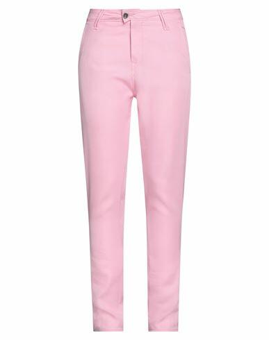 Cycle Woman Pants Pink Viscose Cover